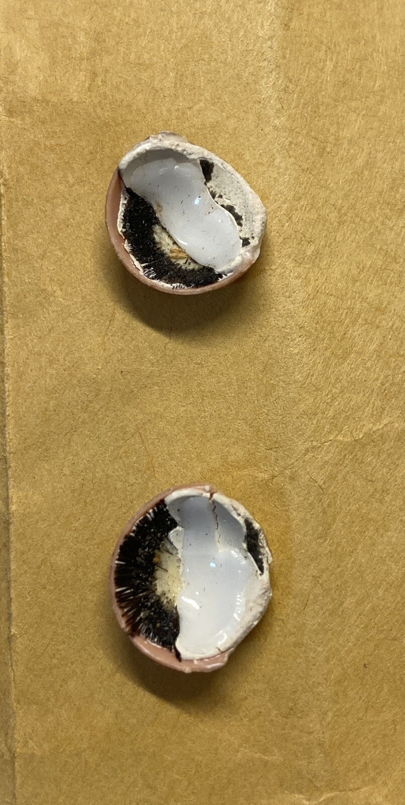 Pair - Antique Doll Eyes eyelids eye lids