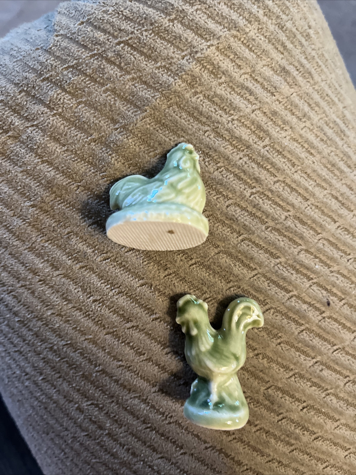Vintage Red Rose Tea Wade Whimsies Noah’s Ark Rooster & Hen Set Of 2