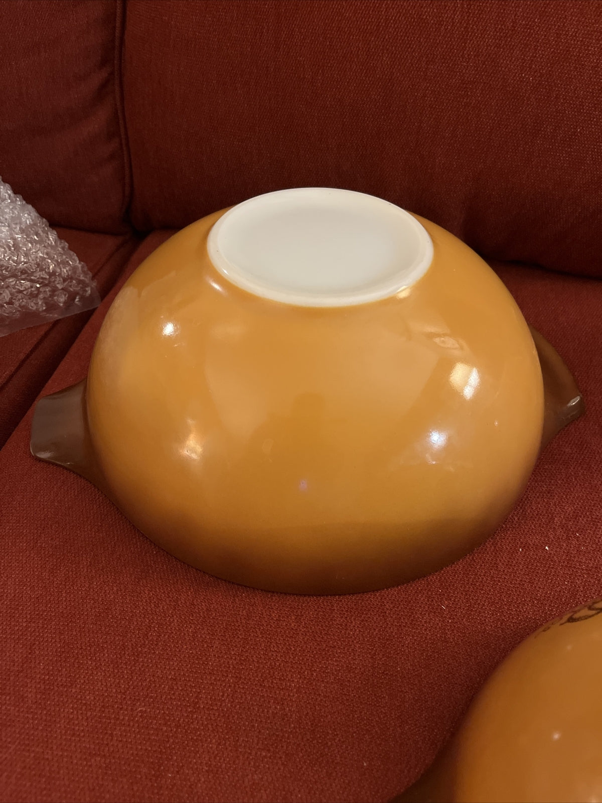 Pyrex Nesting Cinderella Mixing Bowls Old Orchard Set of (4) 441 442 443 444