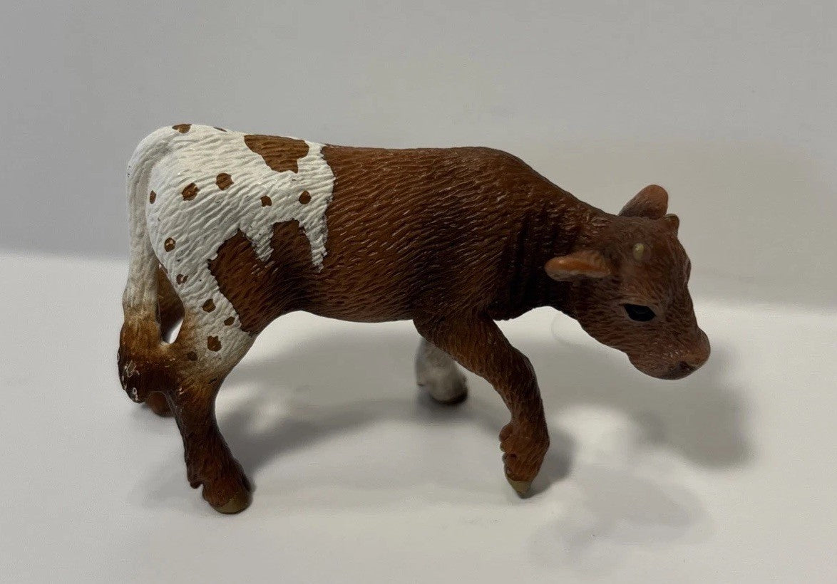 2010 Schleich Texas Longhorn Calf Brown w/White Rump