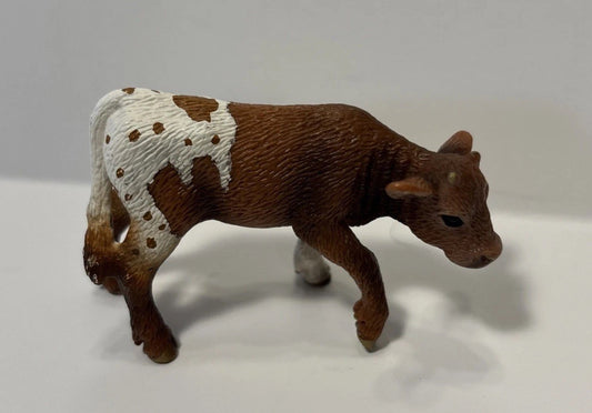 2010 Schleich Texas Longhorn Calf Brown w/White Rump