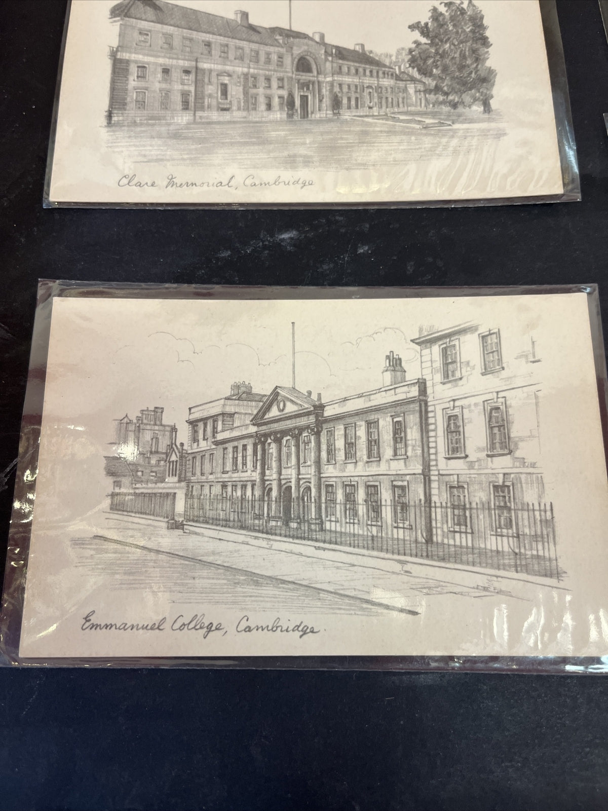 Vintage Postcard Lot Of 13, Oxford University, Cambridge, Le Mans