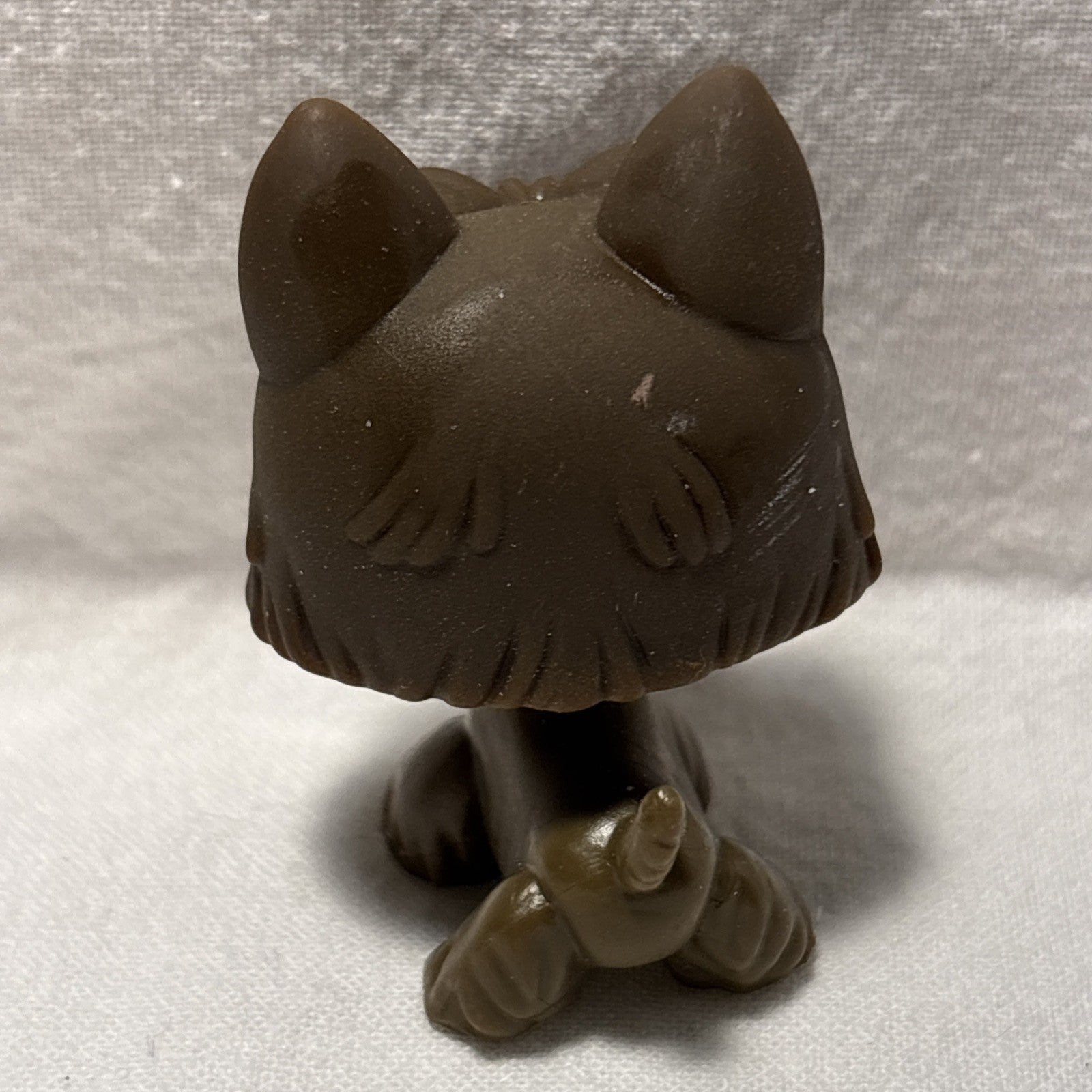 Littlest Pet Shop LPS Brown Scottie Dog with Purple Eyes #789