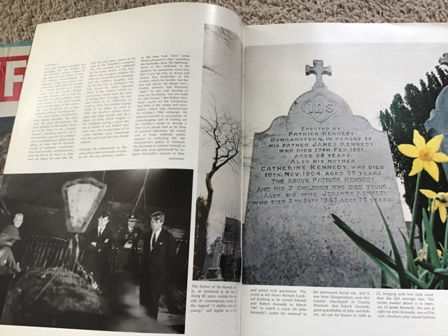 Lot of 8 Vintage John Fitzgerald Kennedy JFK President LIfe Post Look Magazines