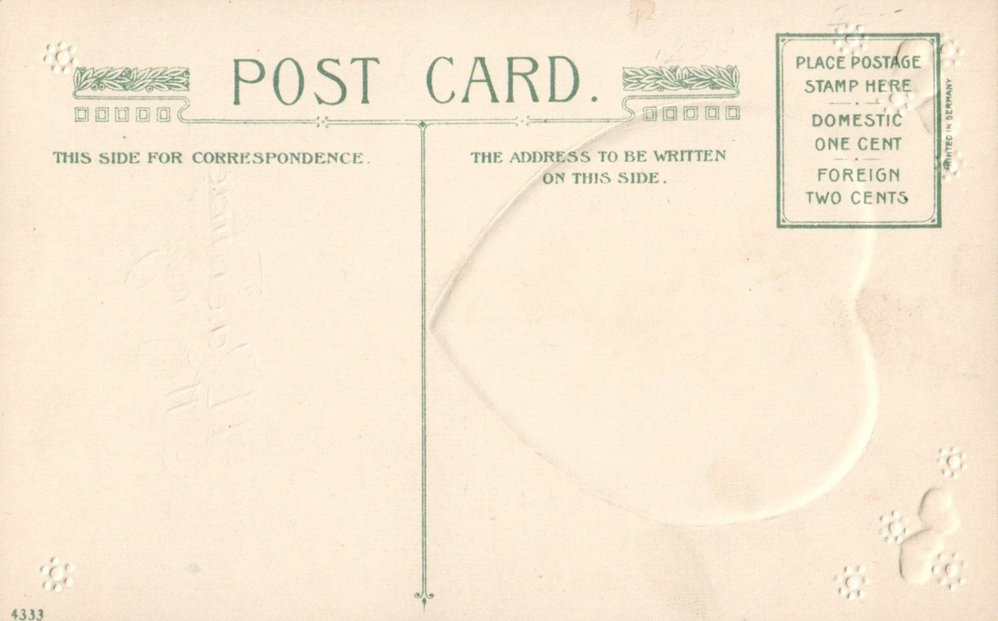 John Winsch Jason Frexias Little Girl Holding a Flower Valentines Day Postcard