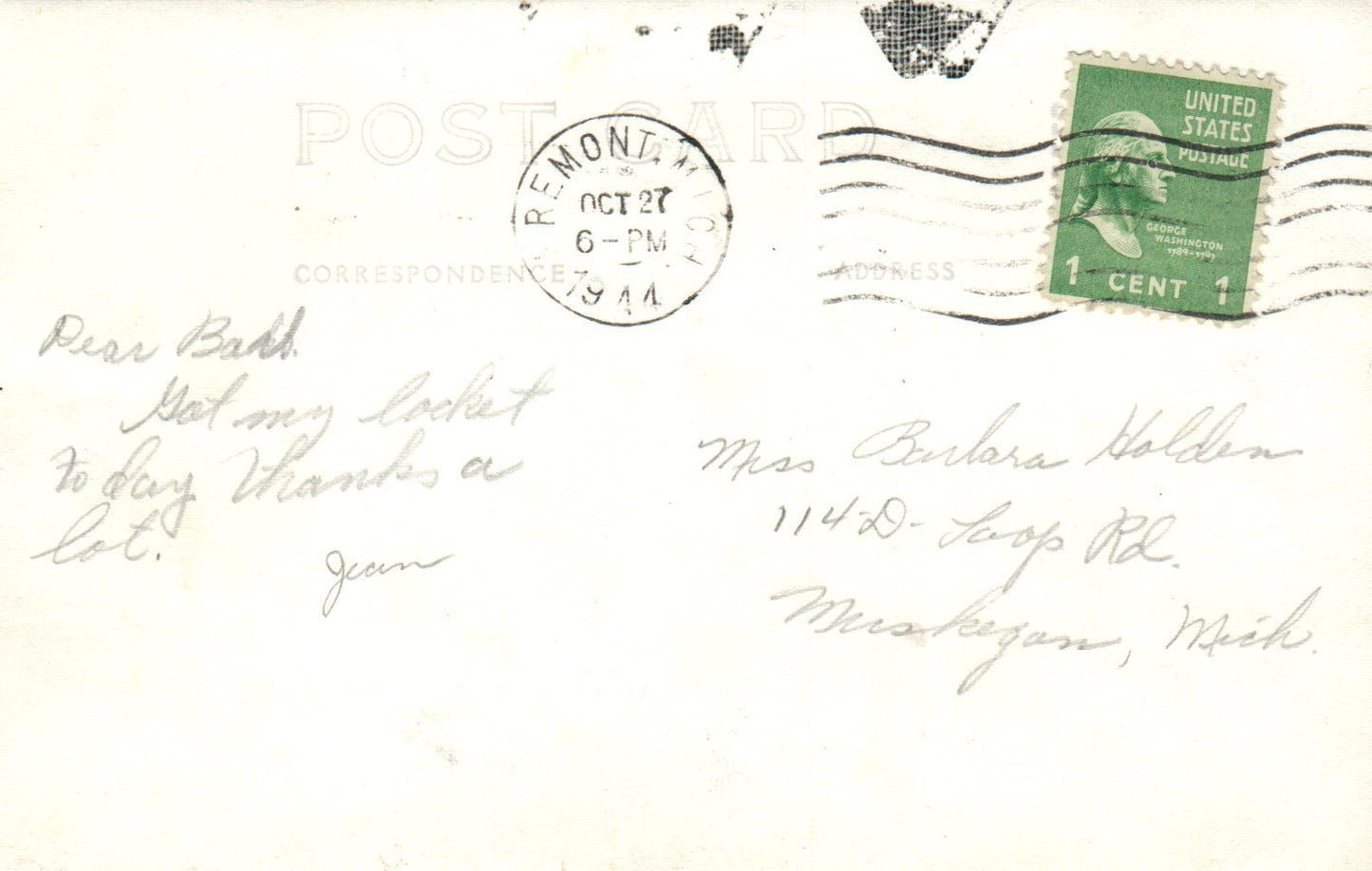 City Hall, Fremont MI Mich Michigan Postcard, Real Photo