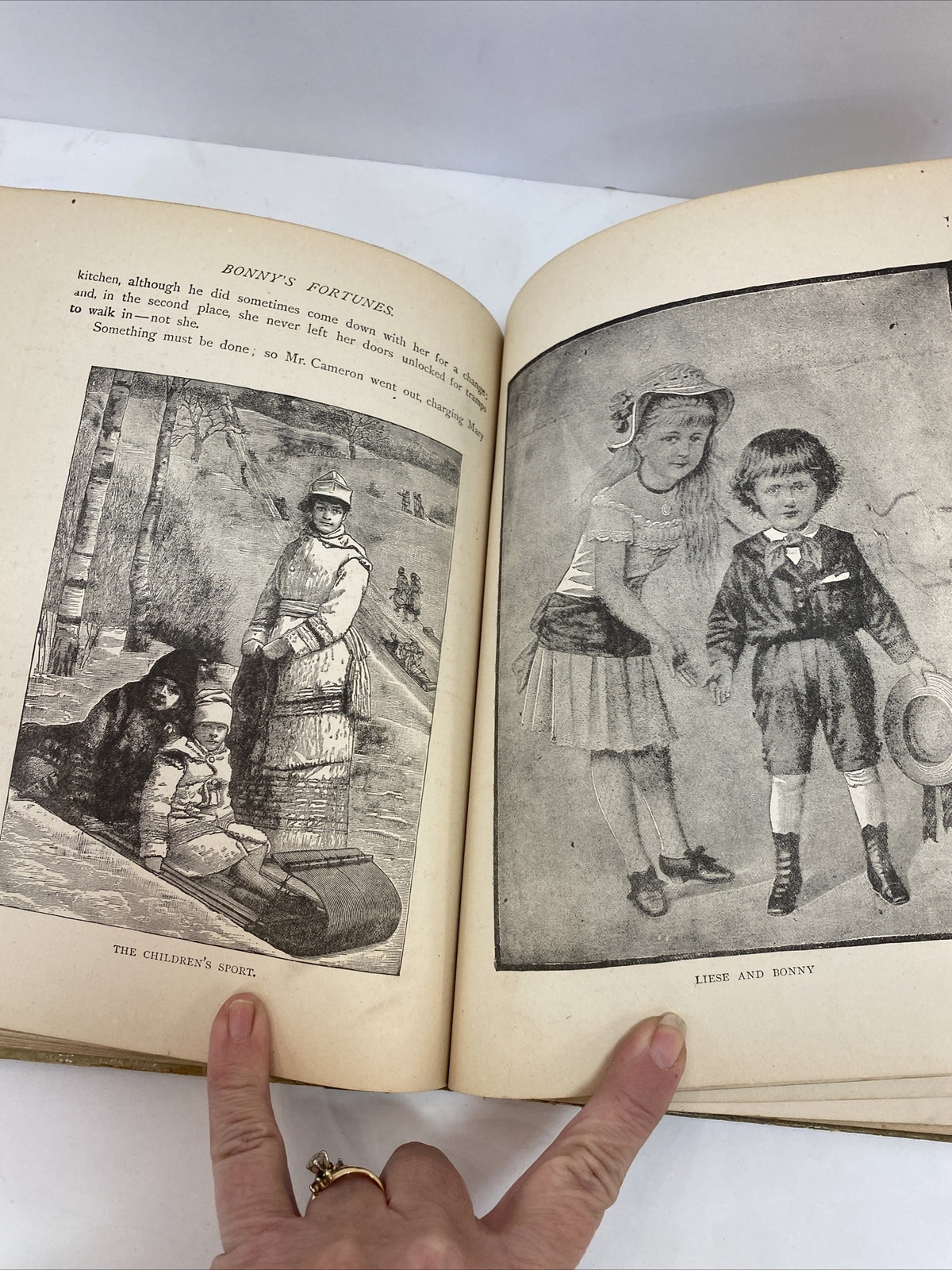 Rare 1890's Vintage Happy Darlings Childrens Book DeWolfe Fiske & Co Boston