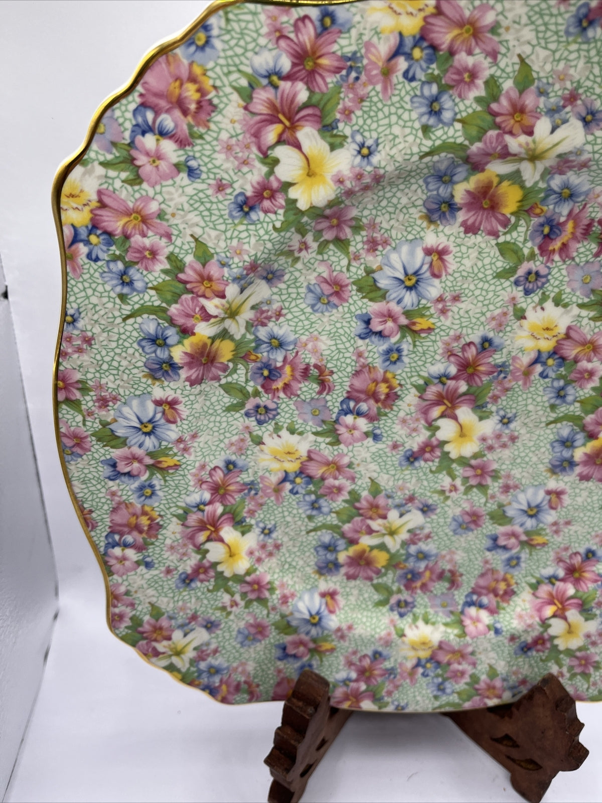 Vintage Royal Winton Marion Chintz Plate 11.75", England