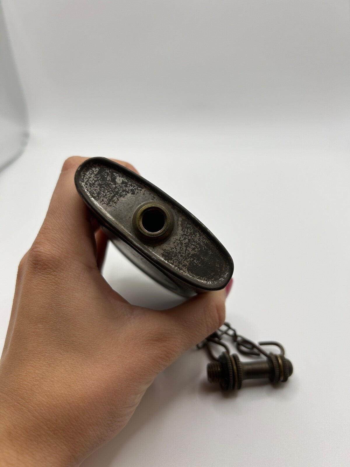 Rare Old Vintage Gun Oil Can, Spotoil Or Spot Oil WWII