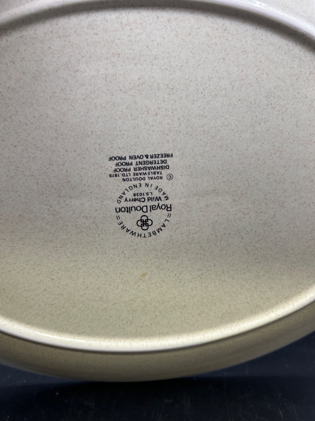 Royal Doulton WILD CHERRY Serving Platter Made in England Lambethware 1979