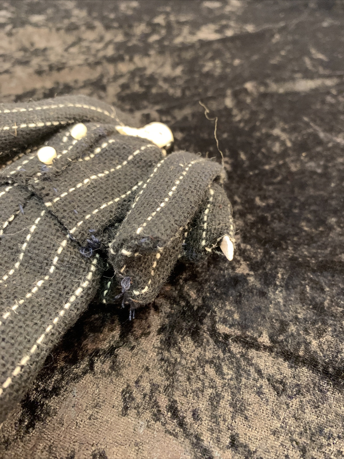 Vintage SULK Dolls Man with Oversized Suit Woman  Pink Plaid Dress Tiny Head