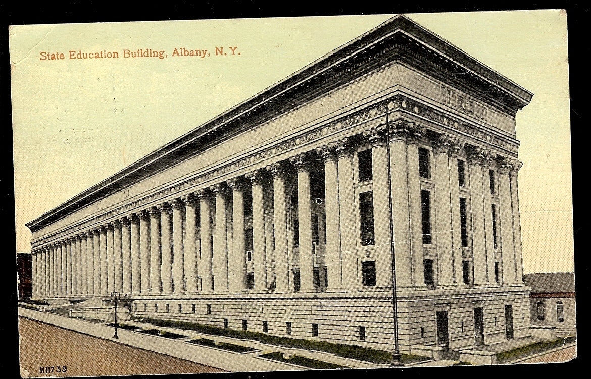 State Education Building Albany NY Postcard