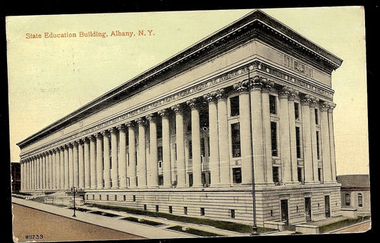 State Education Building Albany NY Postcard