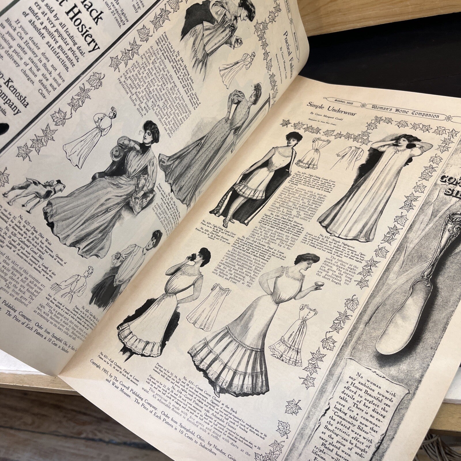 Rare Antique Orig VTG 1905 Woman's Home Companion Ladies Magazine