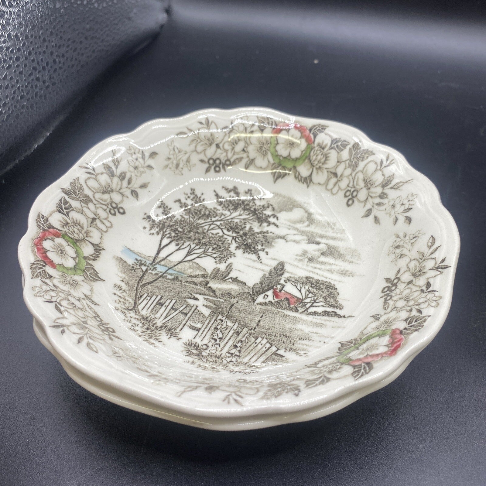 5 Fruit Bowls English Staffordshire J & G Meakin Stratford-On-Avon 5.25"