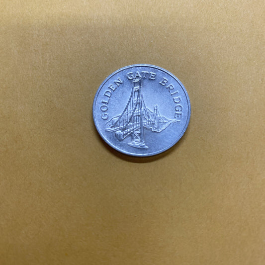 Vintage Golden Gate Bridge Sunoco Oil Commemorative Token Landmarks America Line