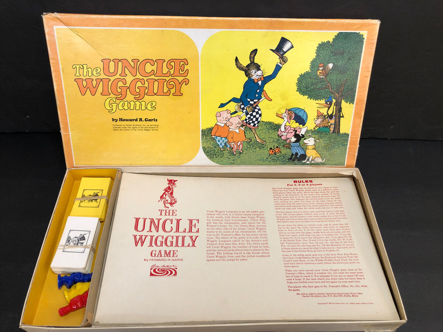 The UNCLE WIGGILY Game 1967 edition Parker Brothers