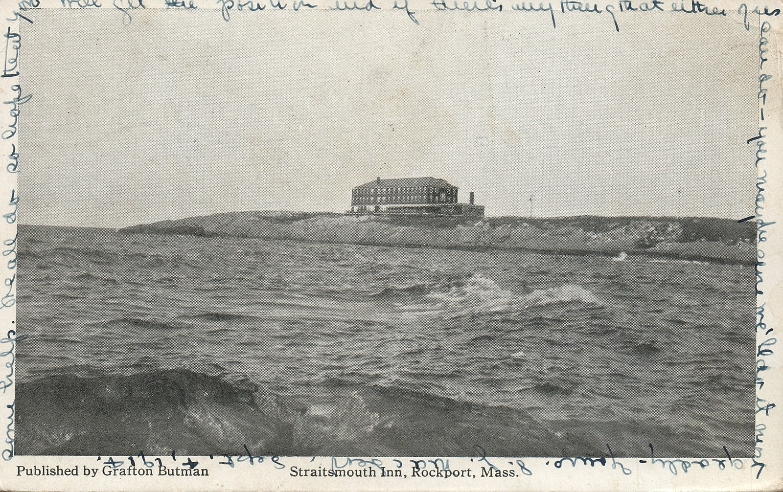 Straitsmouth Inn Rockport Mass Vintage Postcard