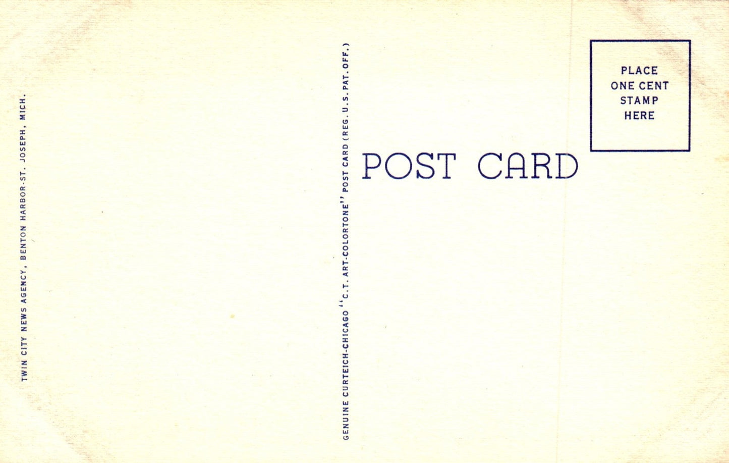 Large Letter Greetings From St. Joseph Michigan Mi Postcard