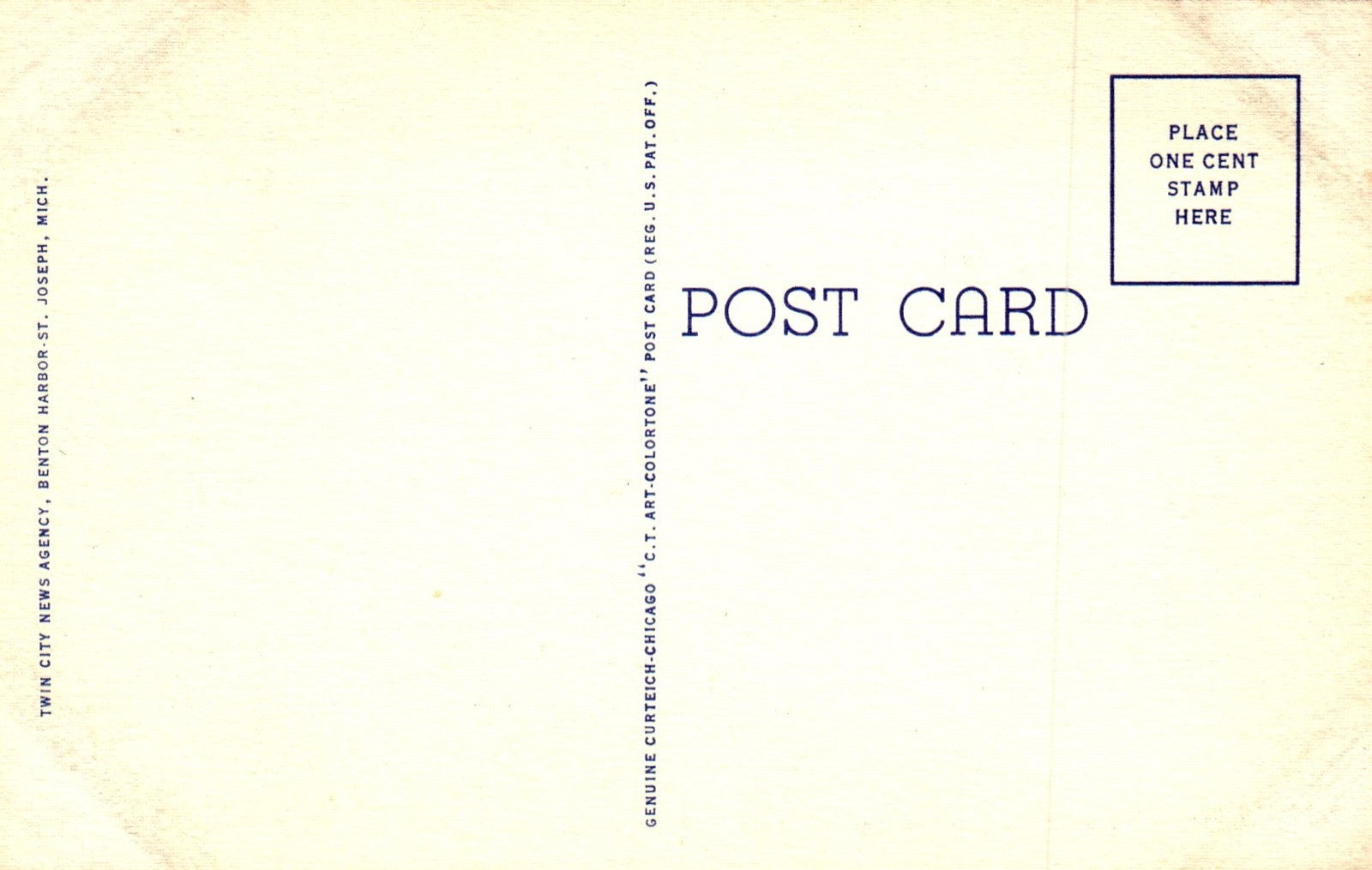 Large Letter Greetings From St. Joseph Michigan Mi Postcard