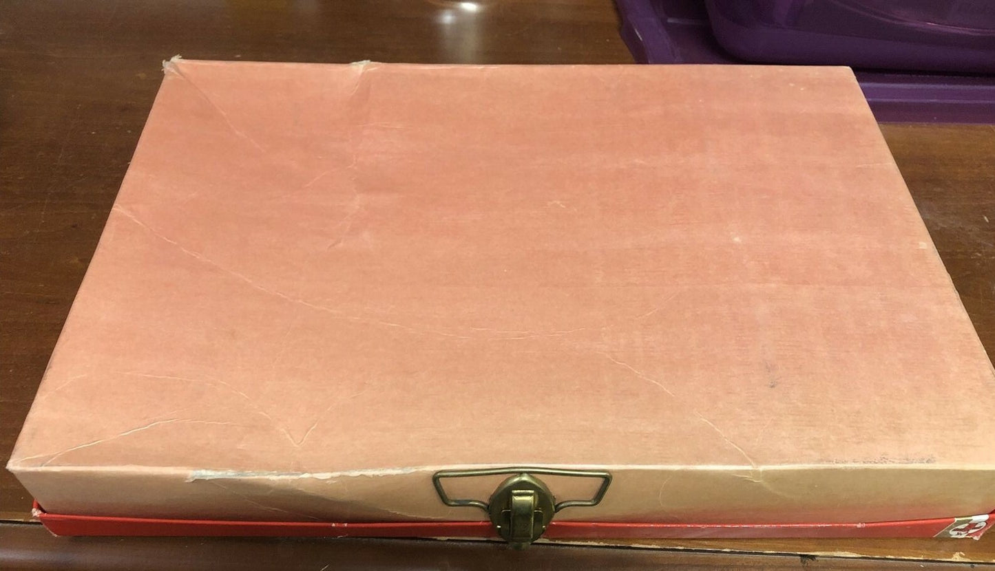 Vintage 1958 Transogram 56 Variety Game Chest w/Boards Cards & More COMPLETE