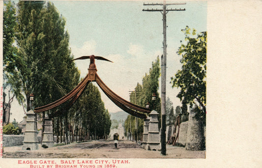  No 952 Eagle Gate Salt Lake City UT Utah Postcard