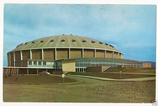 Montana State College Field House Postcard MT