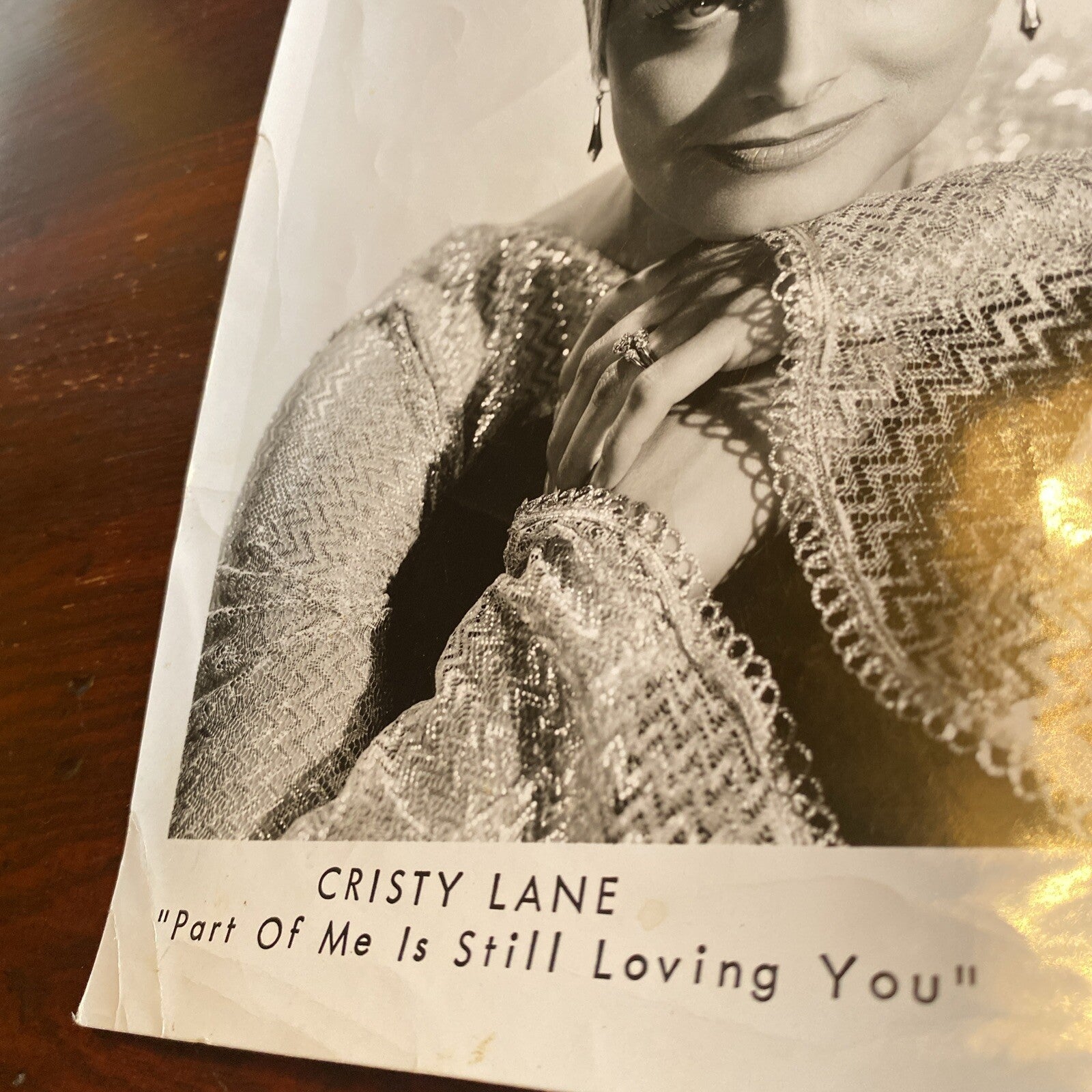 Hollywood Movie Star Cristy lane AUTOGRAPHED INK Real PHOTO 8 x 10 Multiple