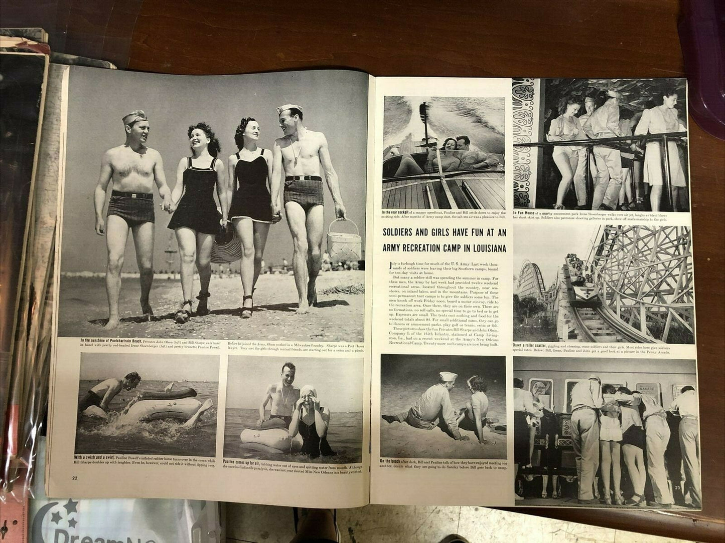 Vintage LIFE Magazine July 21 1941 WWII Singapore Commander  GREAT ADS