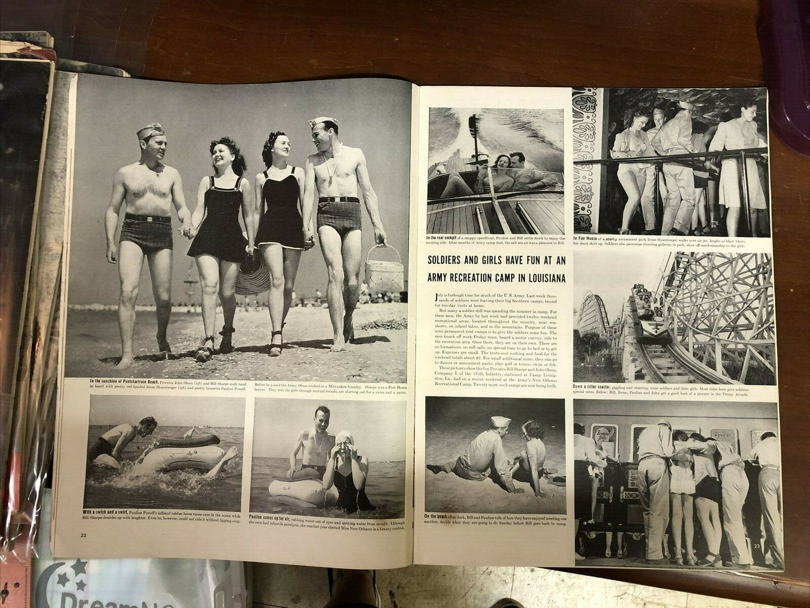 Vintage LIFE Magazine July 21 1941 WWII Singapore Commander  GREAT ADS