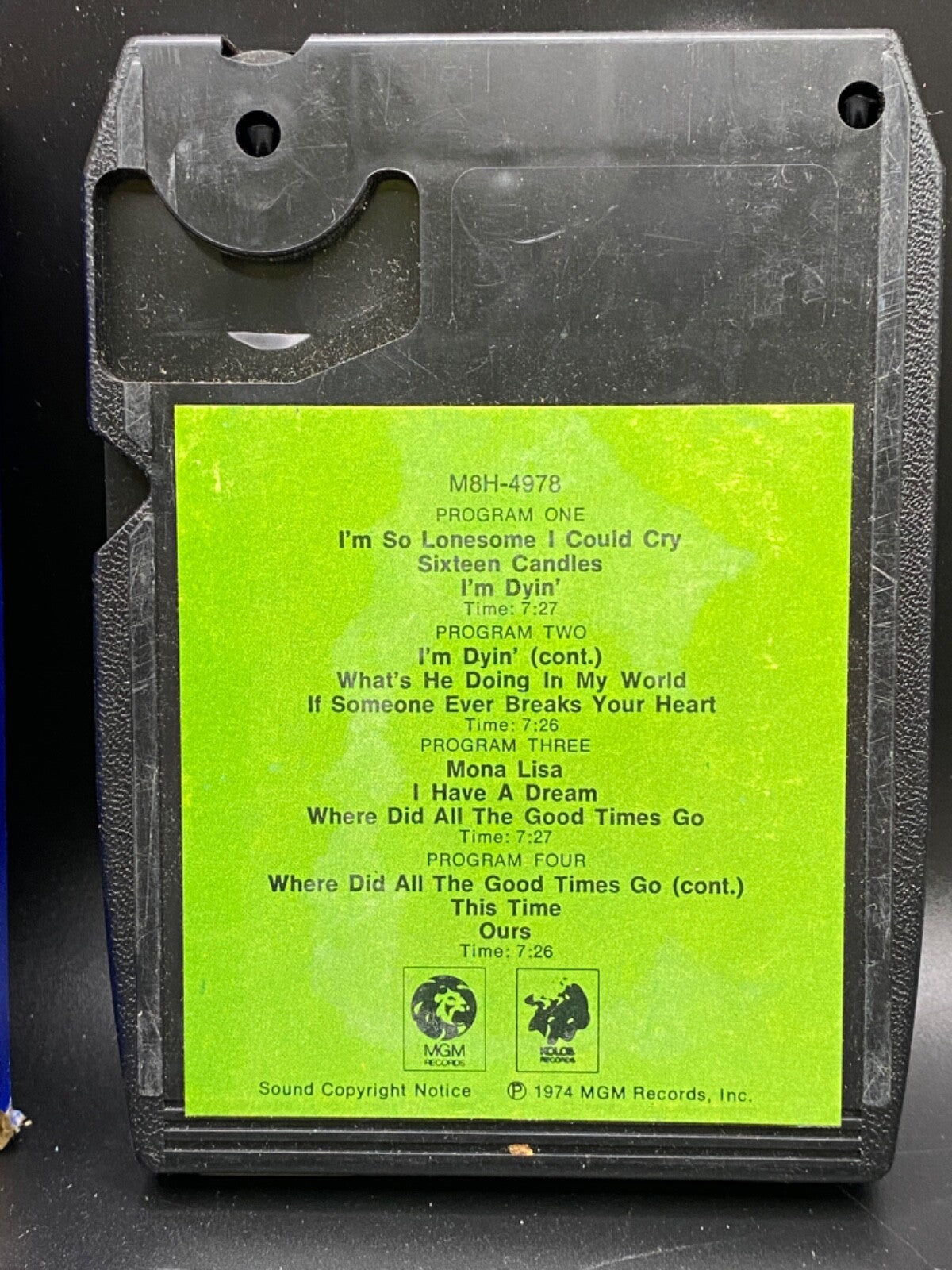Vintage 8 Track Donny Osmond Donny
