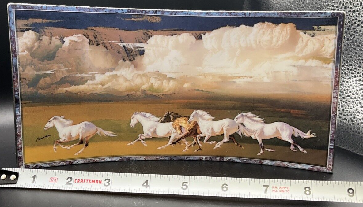 Bradford Majestic Beauty Freedom of The Sea Horse Plate Ltd Ed A0161