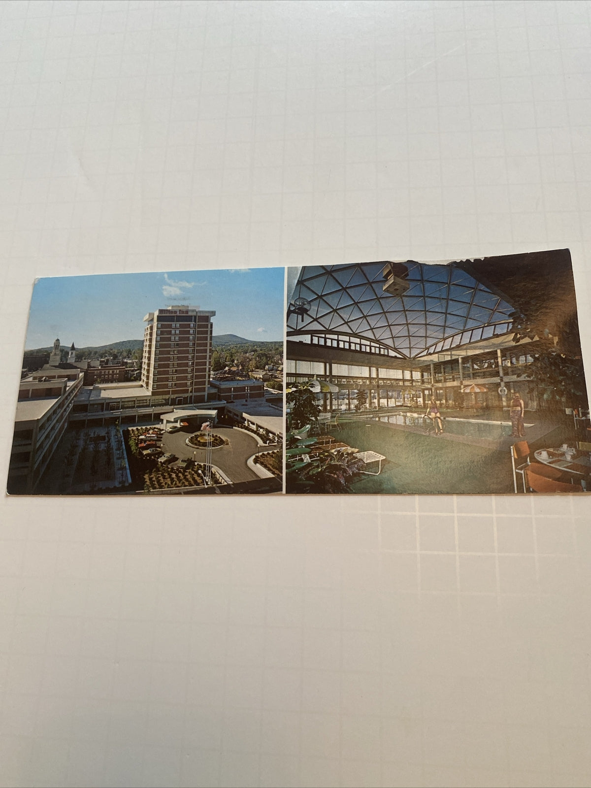 Colonial Hilton Inn Berkshire Common Pittsfield Massachusetts MA Panoramic