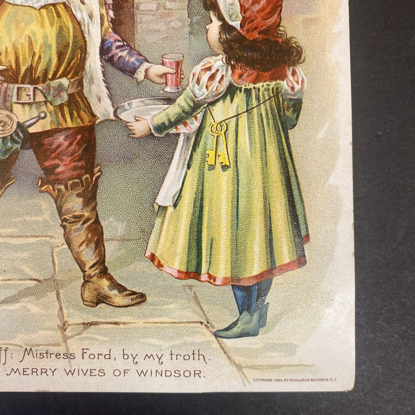 Romeo & Juliet 1895 Dr Kings New Discovery Shakespeare Victorian Trade Card No 3