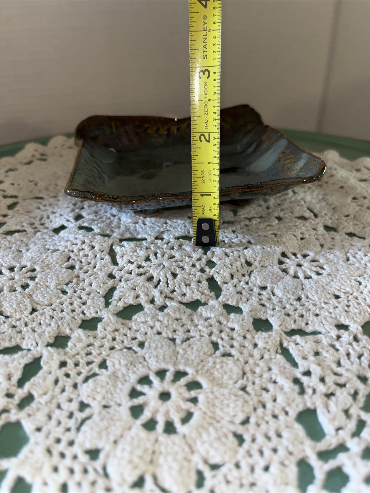 Studio Art  Pottery Trinket Dish / Soap Dish  USA Made