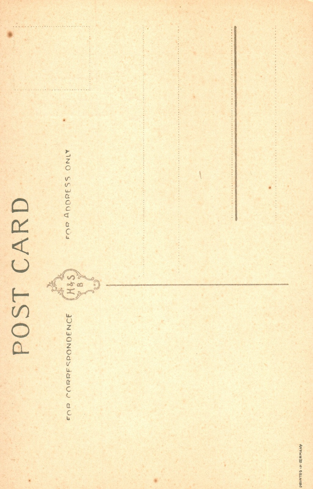 Scarce Easter Greetings Chicks in a Sailboat 3 of 3 Series Postcard