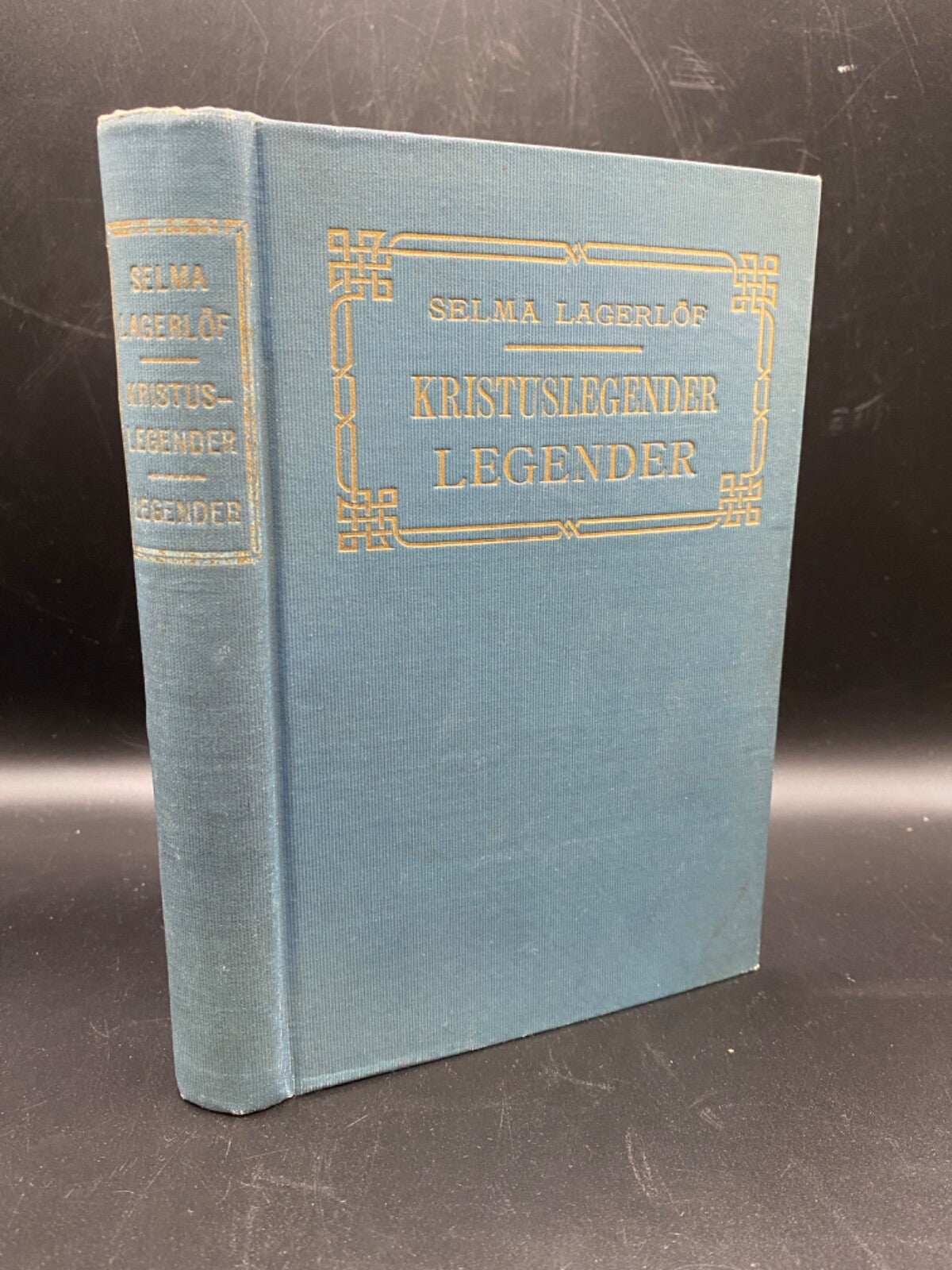 Selma Lagerlof Kristuslegender Legender 1910 book Green cover