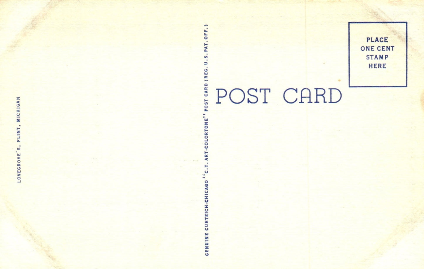 Large Letter Greetings From Flint Michigan Mi Postcard