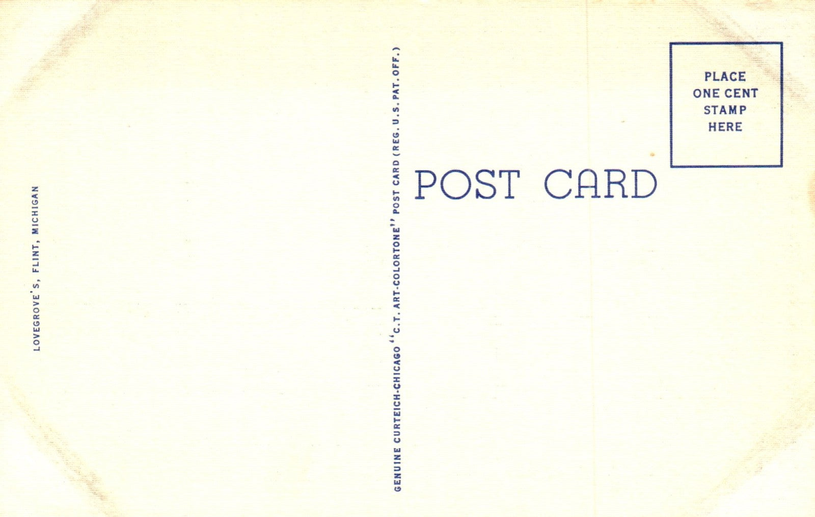 Large Letter Greetings From Flint Michigan Mi Postcard