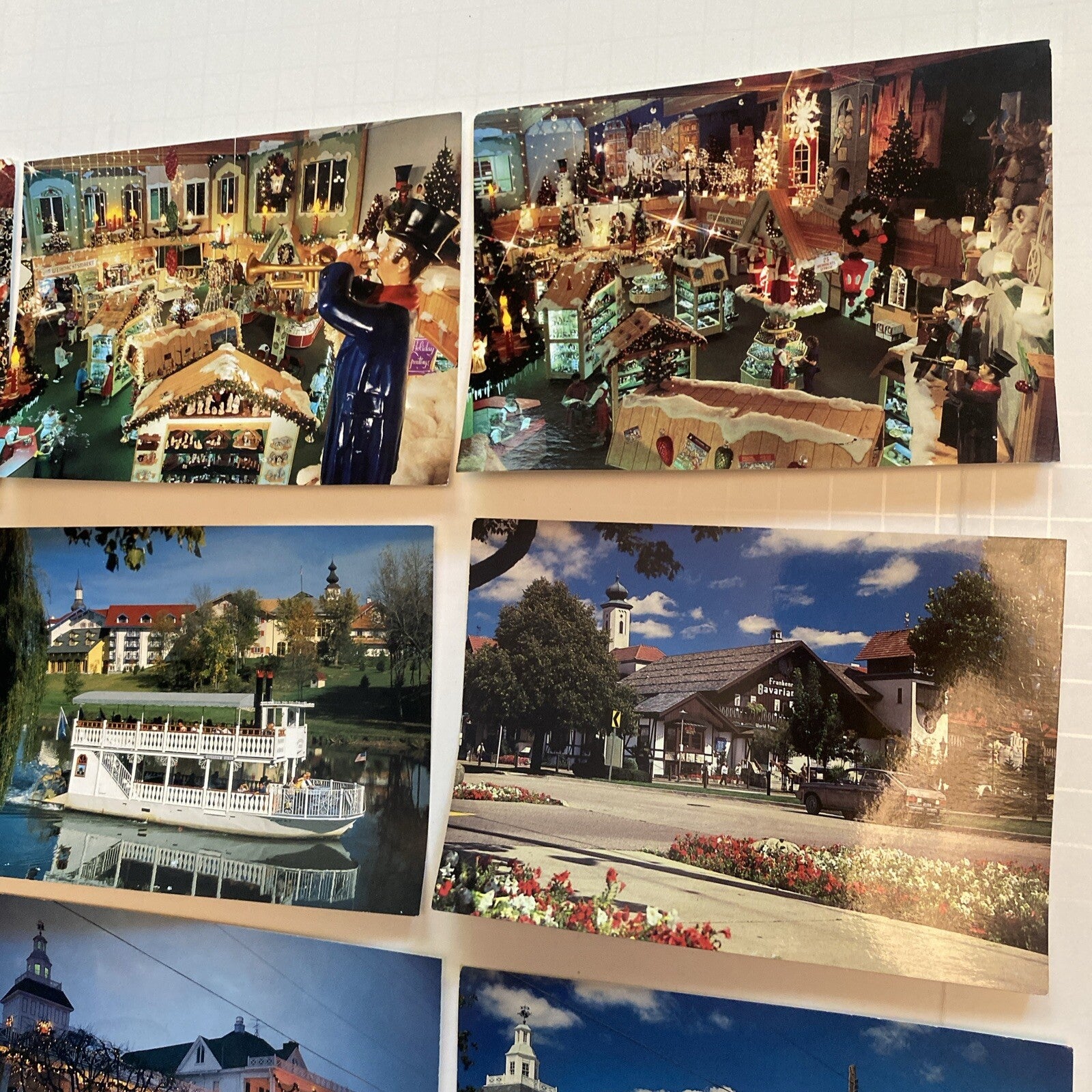 11 Frankenmuth Bronner's Bavarian Inn Christmas Float Mich Michigan MI Postcard