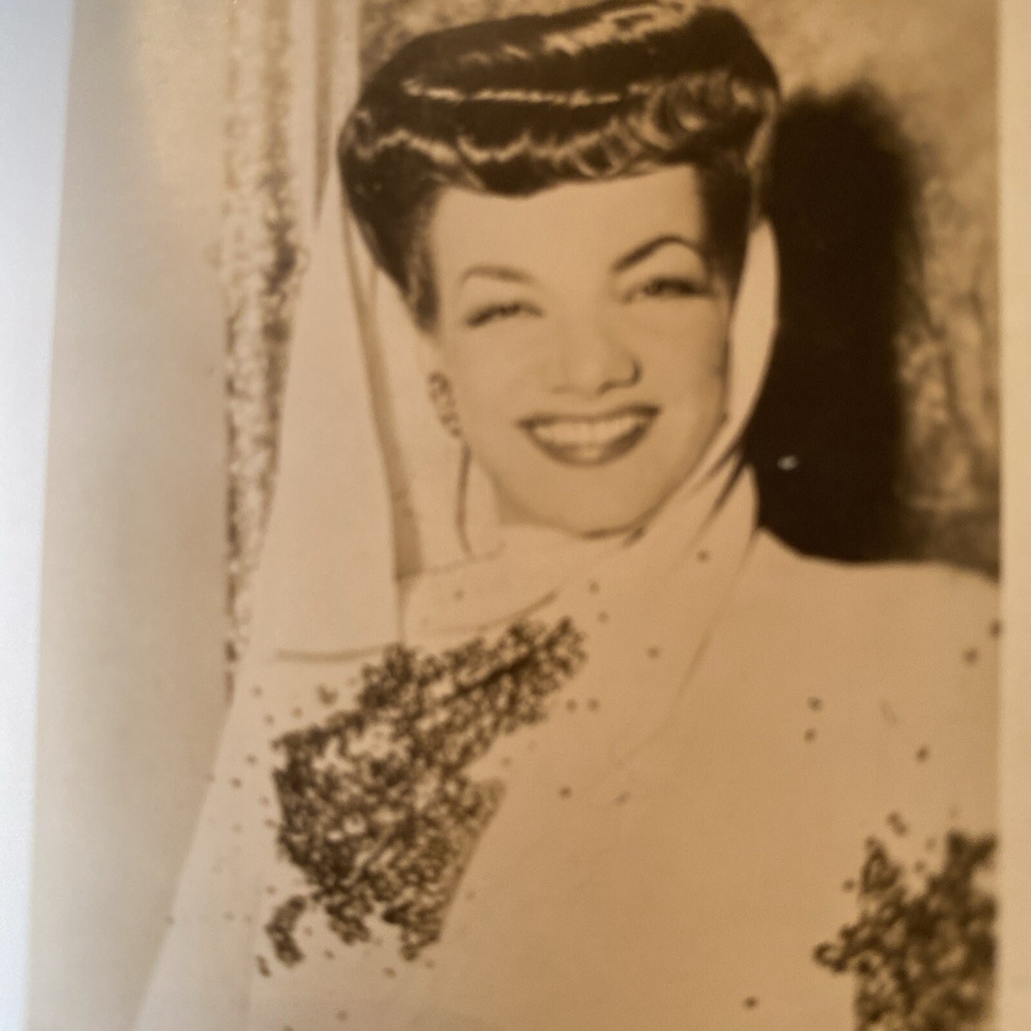 Real Photo Carmen Maranda  2.5" x 4" Hollywood Movie Star Fan Club