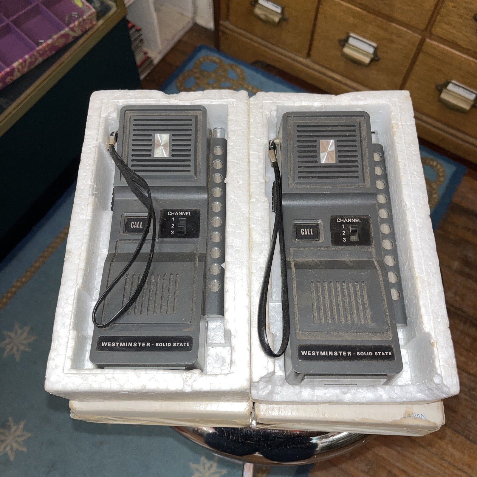 Westminster set of Walkie talkies model 390  3-channel, un-Tested 