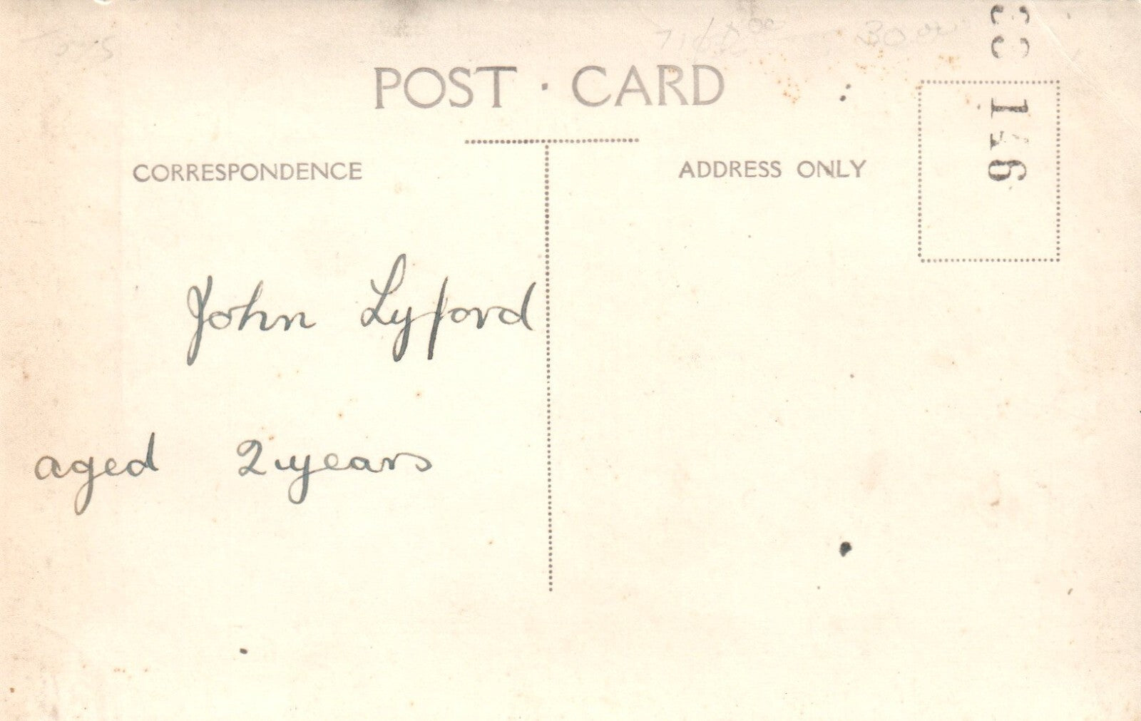 Real Photo of Little Child Playing in a Toy Pedal Car Postcard