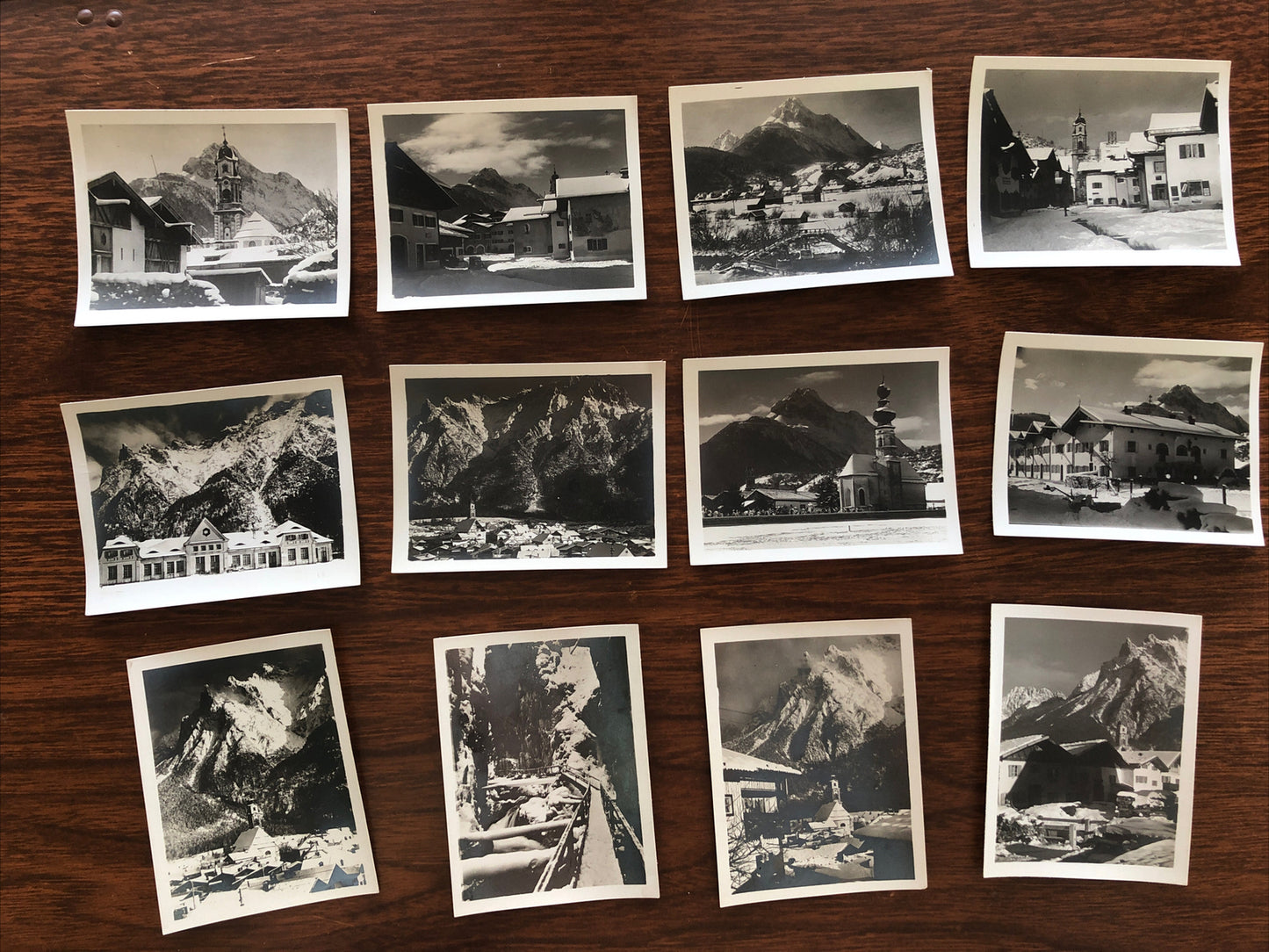 Lot of 12 Real Photos Mittenwald Karwendel Leutaschklamm Gorge Germany Austria
