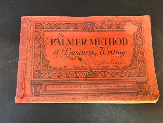Palmer, Austin N. The Palmer Method of Business Writing.  1926