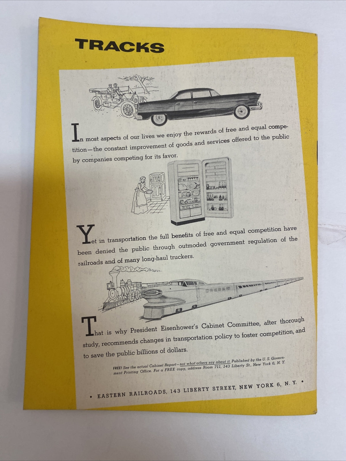 November 1955 TRACKS MAGAZINE CHESAPEAKE & OHIO RAILROAD RR TRAINS  