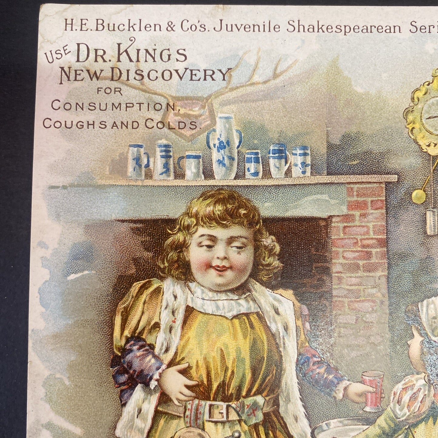 Romeo & Juliet 1895 Dr Kings New Discovery Shakespeare Victorian Trade Card No 3