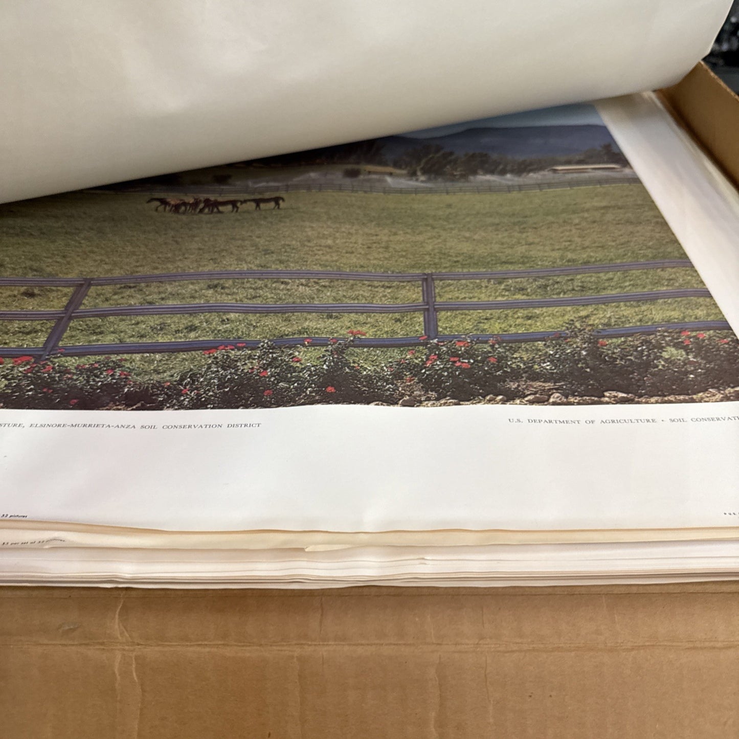 Complete Set Of US Dept. Agriculture "America the Beautiful" Prints - 52 Prints