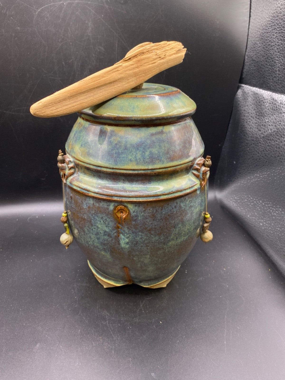 Signed / Marked Handmade Custom Crafted Pottery Urn