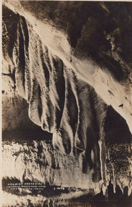 Real Photo Arabian Draperies Lookout Mountain Cave Chattanooga TN Tennessee PC
